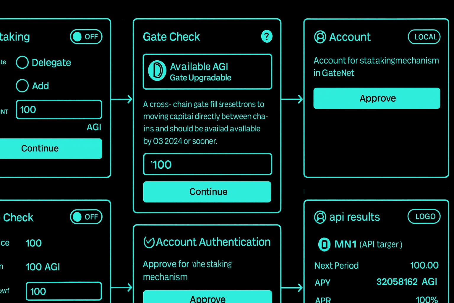 LINK AI interface mockup